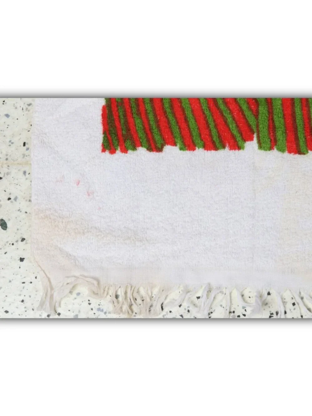 Rare vintage original Fly TWA zebra Africa Throw Towel 58